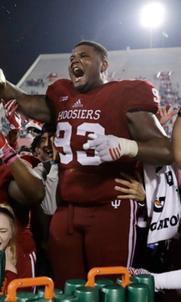 Indiana uses late rally to upset No. 17 Spartans 24-21 in OT
